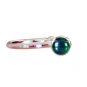 perfect Green Onyx Silver Green Ring supply L-1in US 5,6,7,8