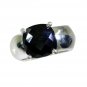adorable Black onyx Silver Black Ring supplies L-1in US 5,6,7,8