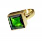 angelic Emerald CZ Copper Green Ring indian L-1in US 5,6,7,8