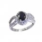 beauteous Iolite 925 Sterling Silver Blue Ring jewelry L-1.5 US