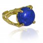 excellent Lapis Lazuli Copper Blue Ring jewelry L-1in US 5,6,7,8