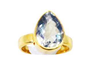 tantalizing Green Amethyst Copper Green Ring handcrafted L-1in US 5,6,7,8