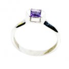ideal Amethyst Silver Purple Ring wholesales L-1in US 5,6,7,8