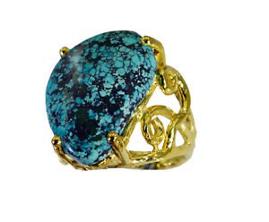 winning Turquoise Copper Turquoise Ring supply L-1in US 5,6,7,8