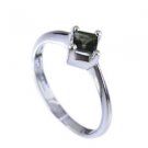 wonderful. Tourmaline Silver Multi Ring handmade  L-1in US 5,6,7,8