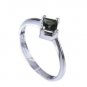 wonderful. Tourmaline Silver Multi Ring handmade  L-1in US 5,6,7,8
