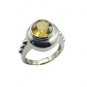 grand Citrine 925 Sterling  Yellow Ring jewellery L-1in US 5,6,7,8