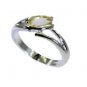 grand Citrine 925 Sterling  Yellow Ring jewellery L-1in US 5,6,7,8