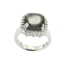 captivating Smoky Quartz 925 Sterling Silver Brown Ring supply L-1.5 US