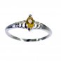 resplendent Citrine 925 Sterling  Yellow Ring supply L-1in US 5,6,7,8