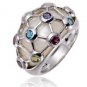 splendid Black Oynx 925 sterling silver Black Ring jaipur L-1.2in US 5,6,7,8