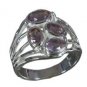 splendid Black Oynx 925 sterling silver Black Ring jaipur L-1.2in US 5,6,7,8