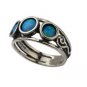 splendid Black Oynx 925 sterling silver Black Ring jaipur L-1.2in US 5,6,7,8