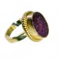 knockout Indi Ruby Copper Red Ring handcrafted L-1in US 5,6,7,8