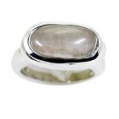fair Rose Quartz Silver Pink Ring suppiler L-1in US 5,6,7,8