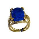 enthralling Lapis Lazuli Copper Blue Ring indian L-1in US 5,6,7,8