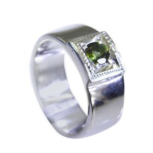 superb Tourmaline Silver Multi Ring jaipur L-1in US 5,6,7,8