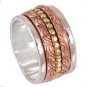 superb Tourmaline Silver Multi Ring jaipur L-1in US 5,6,7,8