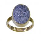superb Druzy Gold Plated multi Ring indian L-1in US 5,6,7,8