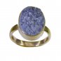 superb Druzy Gold Plated multi Ring indian L-1in US 5,6,7,8