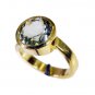 magnificent Green Amethyst Copper Green Ring jewelry L-1in US 5,6,7,8
