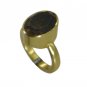 pretty-pretty Smoky Quartz Copper Brown Ring india  L-1in US 5,6,7,8