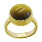handsome Tiger Eye Gold Plated Brown Ring suppiler L-1in US 5,6,7,8