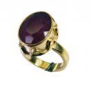 seemly Indi Ruby Copper Red Ring indian L-1in US 5,6,7,8