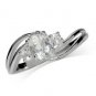 glossy Smoky Quartz  925 sterling silver Brown Ring exporter L-1.2in US 5,6,7,8