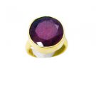 shapely Indi Ruby Copper Red Ring jaipur L-1in US 5,6,7,8