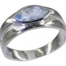 cute Blue Topaz  925 sterling silver Blue  Ring supplies L-1.2in US 5,6,7,8