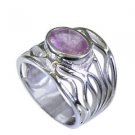 resplendent Tourmaline Silver Multi Ring wholesales L-1in US 5,6,7,8