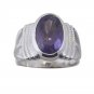 hot Amethyst 925 Sterling Silver Purple Ring gemstones L-1in US 5,6,7,8