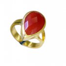 seductive Red onyx Copper Red Ring exporter L-1in US 5,6,7,8