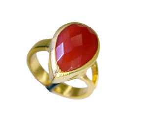 seductive Red onyx Copper Red Ring exporter L-1in US 5,6,7,8