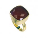 sightly Red onyx Copper Red Ring india  L-1in US 5,6,7,8