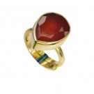 toothsome Red onyx Copper Red Ring suppiler L-1in US 5,6,7,8