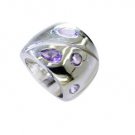 wonderful. Amethyst Silver Purple Ring wholesales L-1in US 5,6,7,8