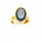 lovely Green onyx Copper Green Ring gemstone L-1in US 5,6,7,8