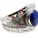 charming Lapis lazuli 925 Sterling Silver Blue Bracelet Natural jewellery US
