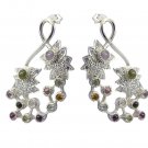 appealing Tourmaline 925 Sterling Silver Multi Earring genuine wholesale US