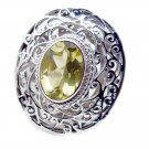 fair Lemon Quartz 925 Sterling Silver Yellow Ring Natural jaipur US