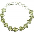 ideal Lemon Quartz 925 Sterling Silver Yellow Bracelet genuine indian US