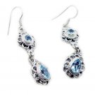 fascinating Blue Topaz 925 Sterling Silver Blue Earring genuine exporter US