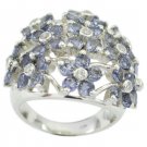 fine Iolite 925 Sterling Silver Blue Ring genuine generally US