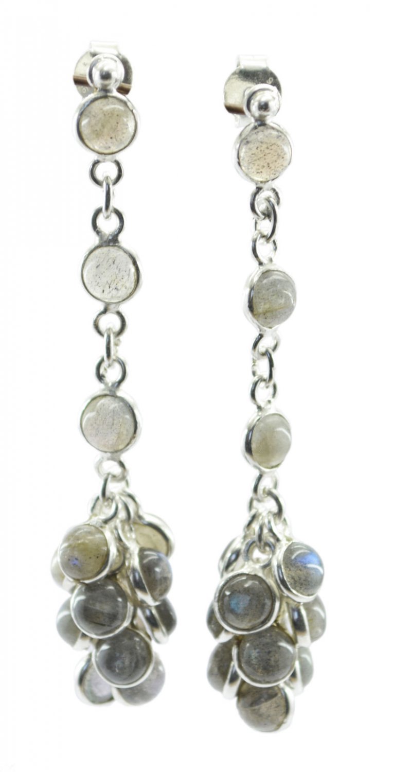 excellent Labradorite 925 Sterling Silver Multi Earring Natural exporter US