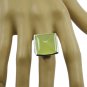 cute Prehnite 925 Sterling Silver Green Ring Natural regular US