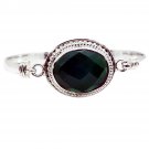 gorgeous Green Onyx 925 Solid Sterling Silver Green Bracelet Natural usually US
