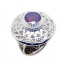 excellent Garnet 925 Sterling Silver Red Ring Natural supplies US