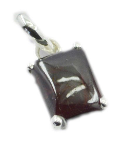elegant Garnet 925 Sterling Silver Red Pendant genuine wholesale US